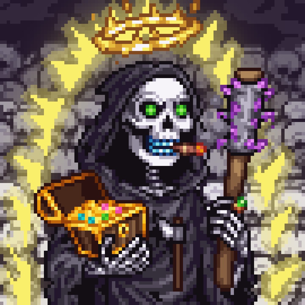 Underworld_NFTs's tweet image. Not all NFTs are created equal.
Underworld Necropolis holders enjoy:
🎁 Weekly raffles
💰 DAO staking
🌬 WL + airdrops
🧱 Floor strength
🦴 Join the grave train:
stargaze.zone/m/underworld-n…