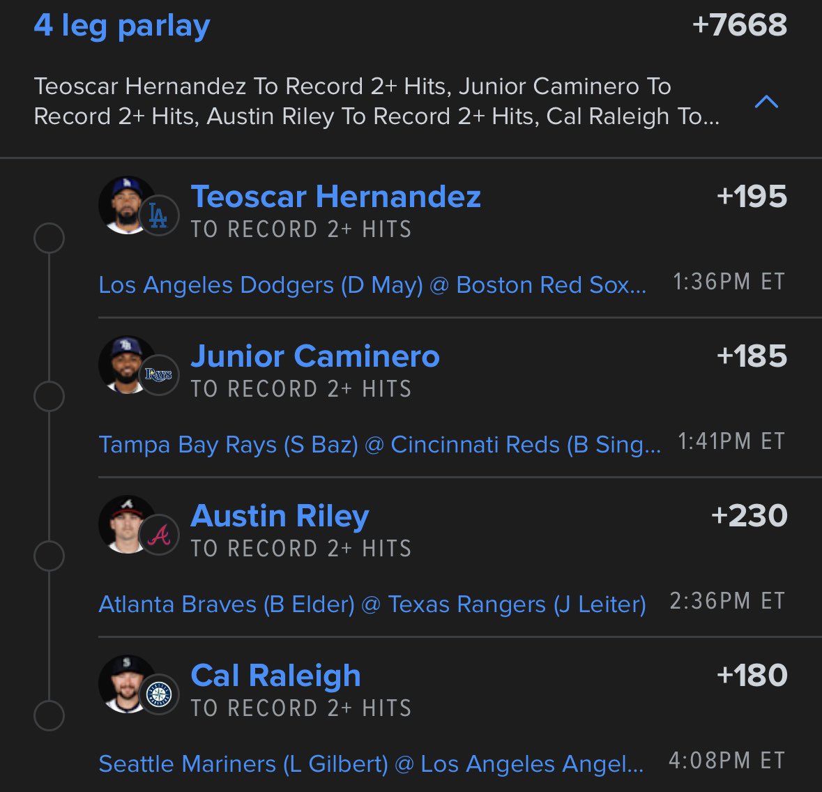 Lottolocks's tweet image. +7668 #MLB ⚾️ 2+ HITS LOTTO 🔥

#GamblingX