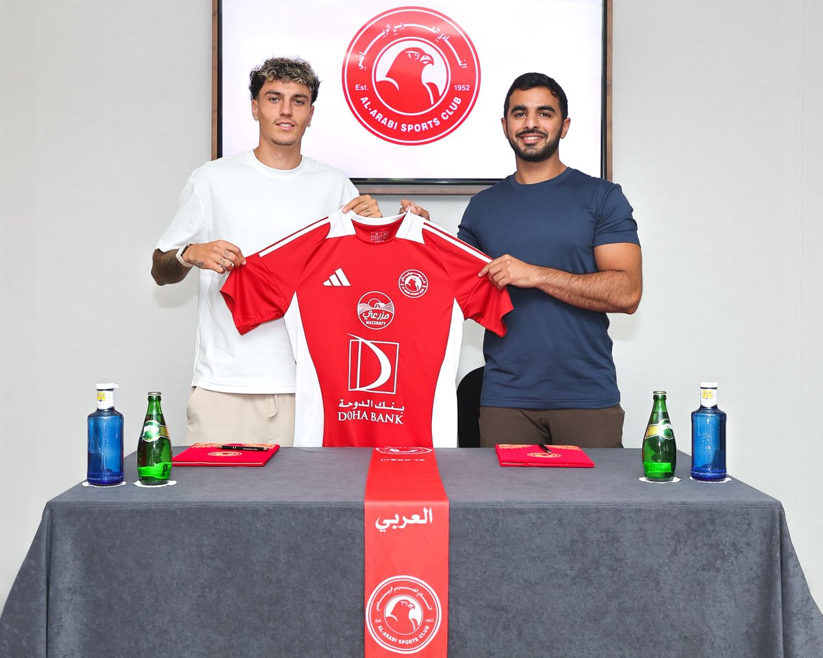 تعاقدت إدارة النادي العربي مع اللاعب الإسباني جيرارد هيرنانديز لاعب خط الوسط لمدة خمس مواسم ✍🏼 

مرحبًا بـك في نادي الشعب !🔴⚪️

••••

Al Arabi Sports Club is pleased to announce the signing of Spanish midfielder Gerard Hernández on a five-year contract ✍🏼

#العربي |