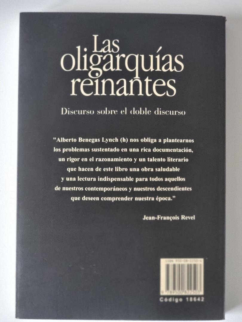 ABENEGASLYNCH_h's tweet image. Mi libro de hace mucho tiempo de Ed Atlántida prologado por J.F.Revel de la Academia Francesa donde entre otros temas me refiero a las trampas de los empresarios prebendarios, a los horrores de las dictaduras militares, a los curros del sindicalismo fascista, a la educación...