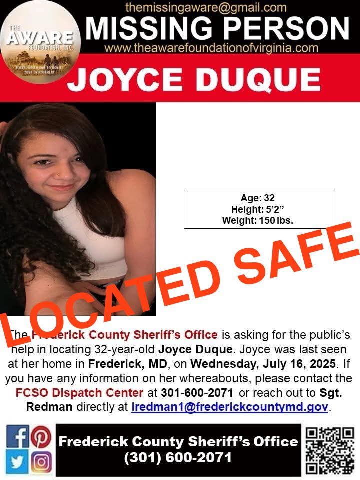 aware_the's tweet image. ***UPDATE*** Joyce has been located and is safe. #TheAWAREFoundationInc