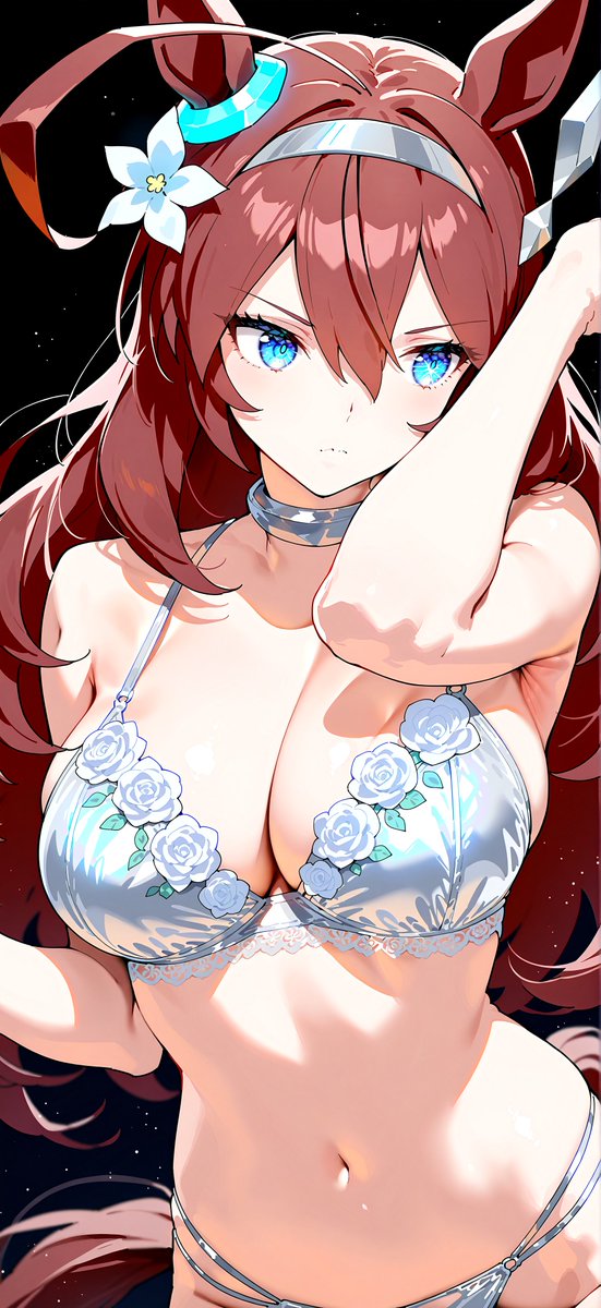 M2_____2M_2's tweet image. ミホノブルボンさん メタルランジェリー upper body