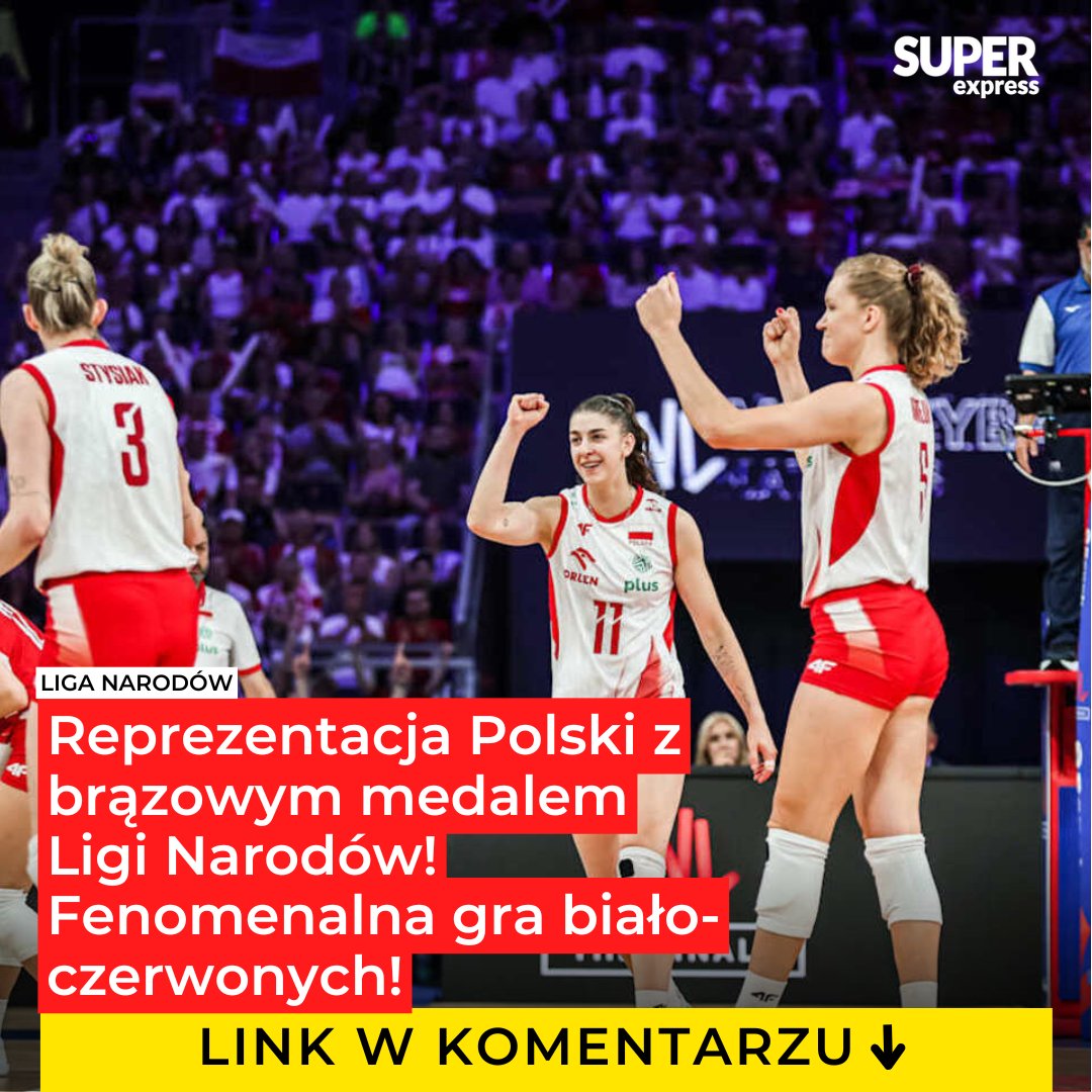 se_pl's tweet image. Reprezentacja Polski z brązowym medalem Ligi Narodów! Szaleństwo w Łodzi! Gratulacje!!! @SportSE_pl
Szczegóły: supersport.se.pl/siatkowka/repr…