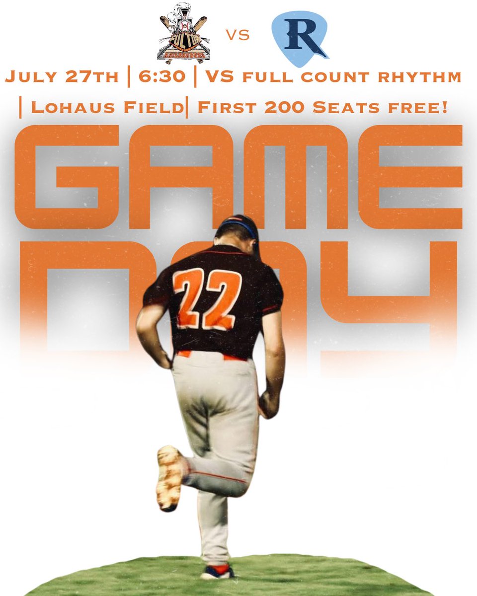 Game 2️⃣ of the Championship series at home tonight!🏠

Railroader fans, you won’t want to miss this one! The first 200 fans get free general admission thanks to our sponsors!