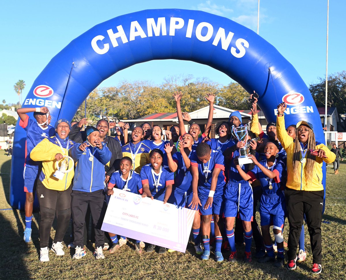 EngenSports's tweet image. 🏆 Eastern Cape #EKOC2025, here are your champions 🏆 Chippa United (Boys) and 🏆 City Lads FC (Ladies). They rose, they conquered, and they’re heading to the Champ of Champs.
#FutureDiskiLegends #ItsYourMoment