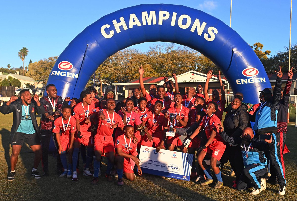 EngenSports's tweet image. 🏆 Eastern Cape #EKOC2025, here are your champions 🏆 Chippa United (Boys) and 🏆 City Lads FC (Ladies). They rose, they conquered, and they’re heading to the Champ of Champs.
#FutureDiskiLegends #ItsYourMoment