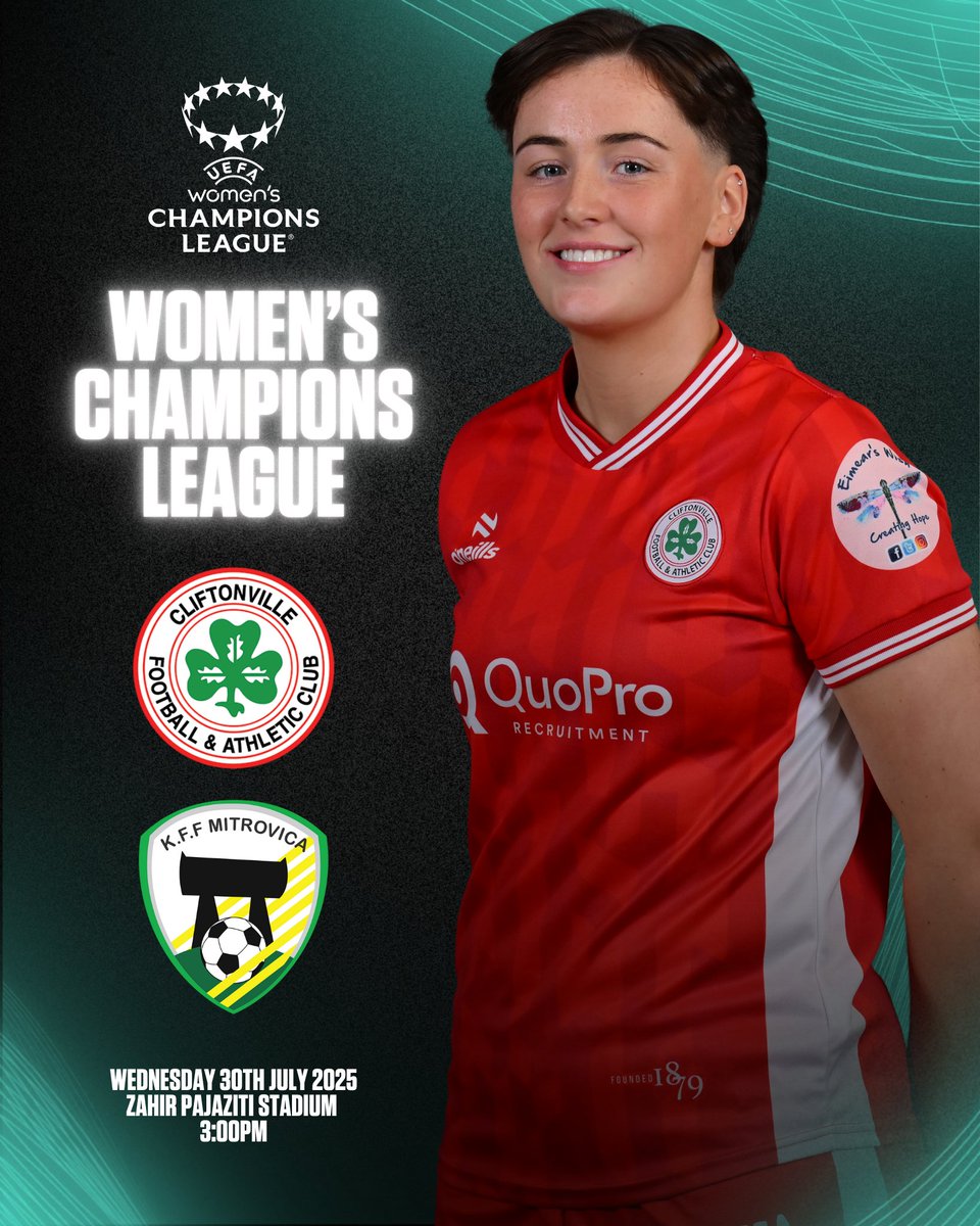 OfficialNIFL's tweet image. 🌍 European Stage 🌍
🔜 @cliftonvillefc
Champions League action awaits!