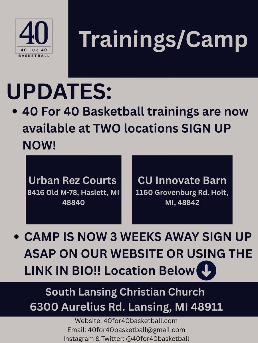 Updates! Let’s get to work this week!