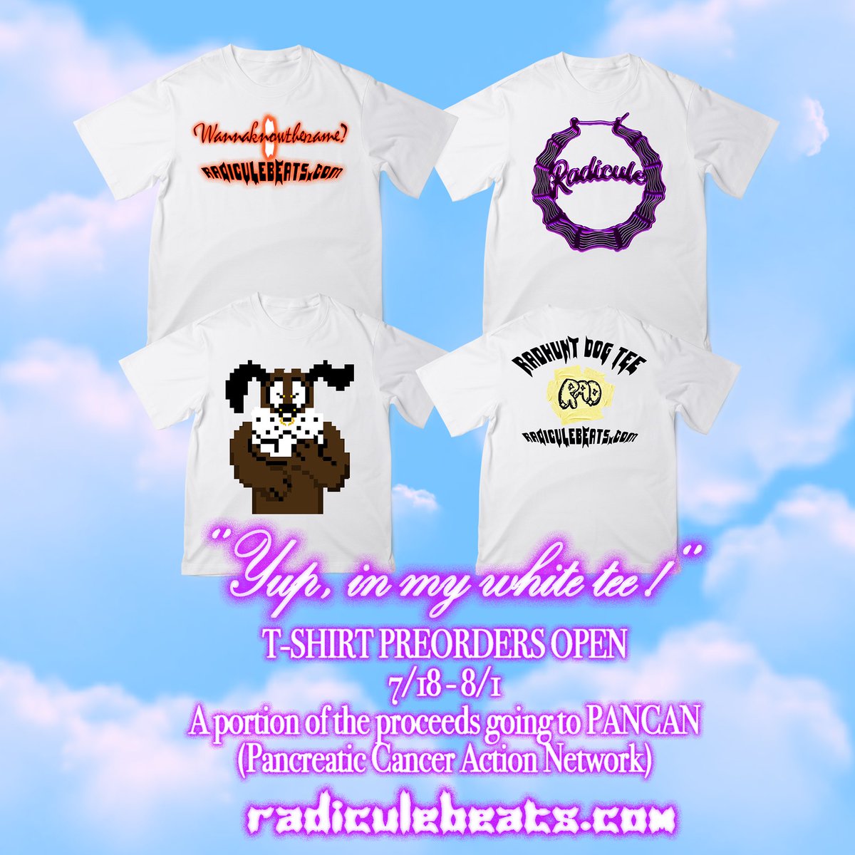 radiculebeats's tweet image. β¨π h i y a l l πβ¨
been fighting a lil uphill battle tryna promote stuff on here, but i wanted to let ya know we got one more week with the new t shirt pre-order being open.
the shirts are so cute & i designed em myself ππΏ
radiculebeats.com π