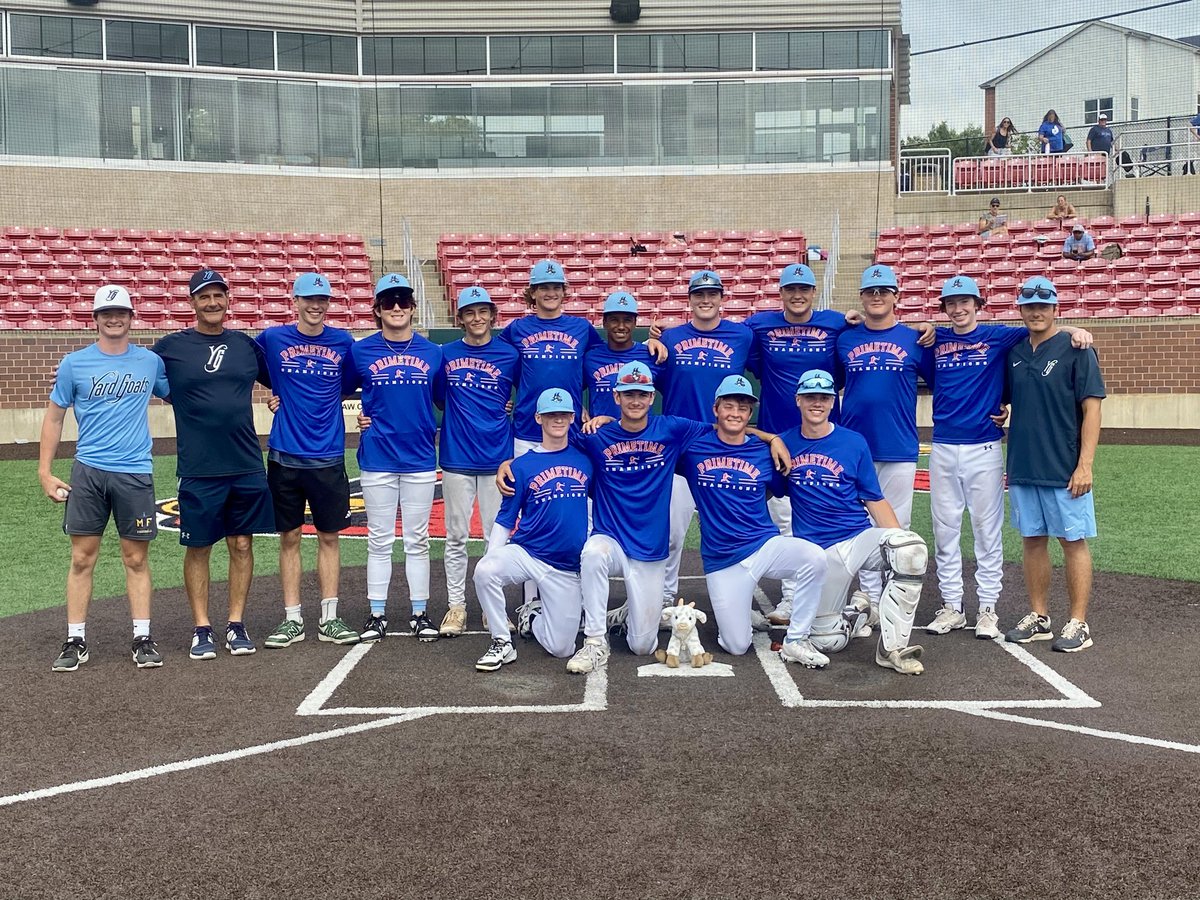 YardGoats2's tweet image. Yard Goats 16u Black wins @PrimetimeIL ISU Classic with 4-1 W over 5 Star Wisconsin
@DaltonYork1230 CG 7IP 4H 1ER 5Ks
@MillerFinn11 2-3 2B RBI
@Bennetbot89 1-2 RBI
@grady_rose14 1-2
@TalinBaker 1-3
@John_Timmons5 RBI