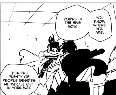 Dynamic_Weeb's tweet image. Couple rough sketch panels in this Kagurabachi chapter, I really truly hope this isn't Hokazono's health deteriorating and is just simply due to time crunch, It's no secret he's pumped out ALOT of colour/double/leadpages in the past years 🥲