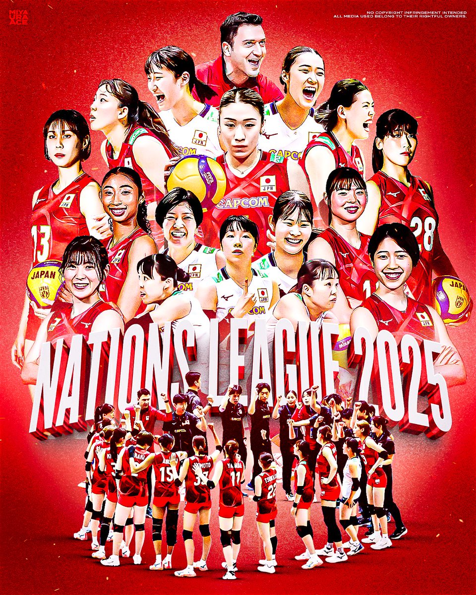 miyaurace's tweet photo. And that’s a wrap on the #VNL2025 season! 👏🏼 Proud of you girls for giving it everything till the very end 🇯🇵🫶🏼 On to the next: WCH 🔜🔥

#バレーボール女子日本代表 https://t.co/uoyjJRO3UJ