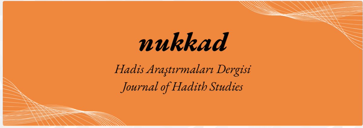 📢 DUYURU

Ülkemizde ve uluslararası camiadaki akademik gidişatı da dikkate alarak hadis alanında yeni bir akademik hakemli dergi yayın hayatına başlamıştır.

Mart 2026'da ilk sayısının yayınlanması planlanmaktadır. Bu çerçevede yayın alımları başlamıştır.
Kıymetli katkılarınızı