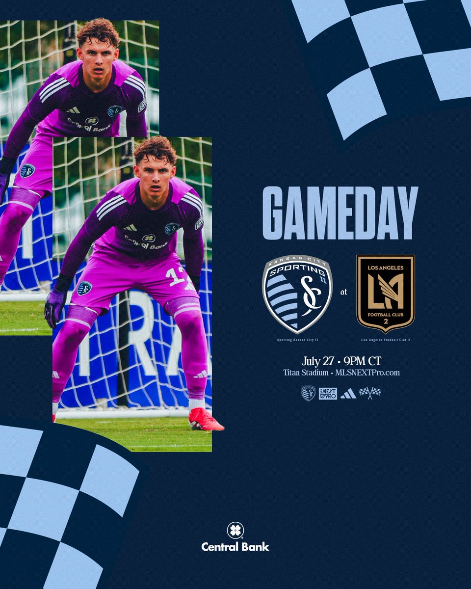SportingKCII's tweet image. Gameday in LA!
🆚 @lafc_2
🕘 9:00 PM CT
🏟️Titan Stadium
💻mlsnextpro.com/news/live-stre…
#LAFCvSKC | @CentralBankMW