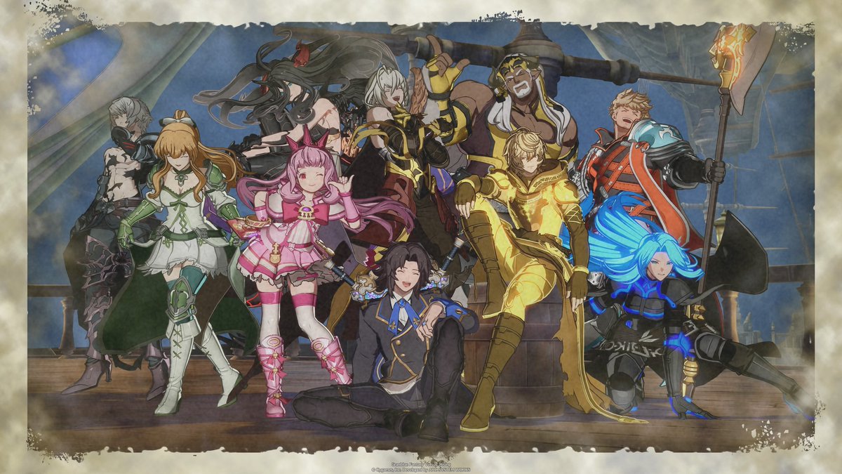 fujodemon's tweet image. group photo of all my GBVS friends :3
you're the best crew a skyfarer could ask for, ily all &lt;3