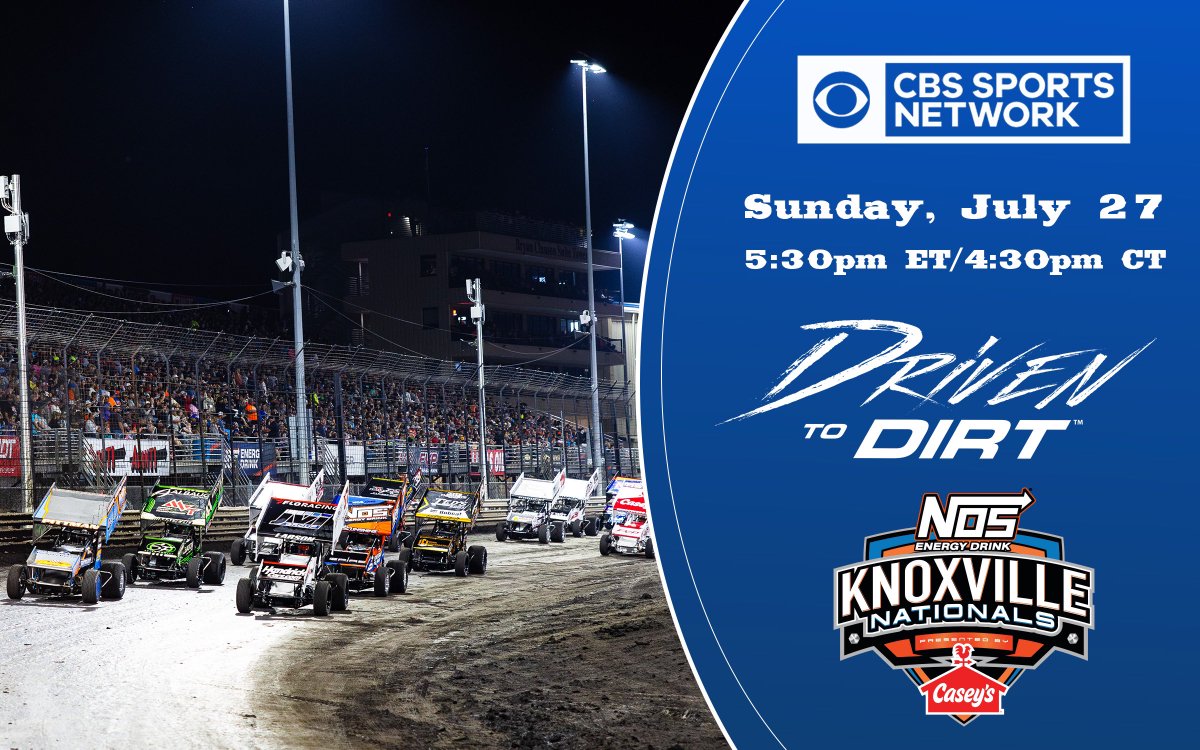 Before racing begins at <a href="/WeedsportSpdwy/">Weedsport Speedway</a> tonight, tune into <a href="/CBSSportsNet/">CBS Sports Network</a> at 5:30pm ET 📺

@DIRTVision’s Driven to Dirt episode covering the magic of the #NOSvilleNationals will be on national TV!