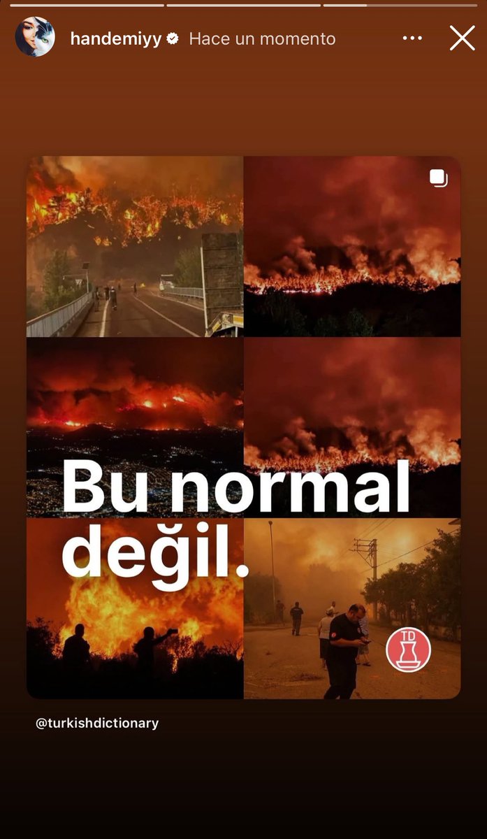 handeefanatik's tweet image. Hande vía stories: “Bu normal değil”
