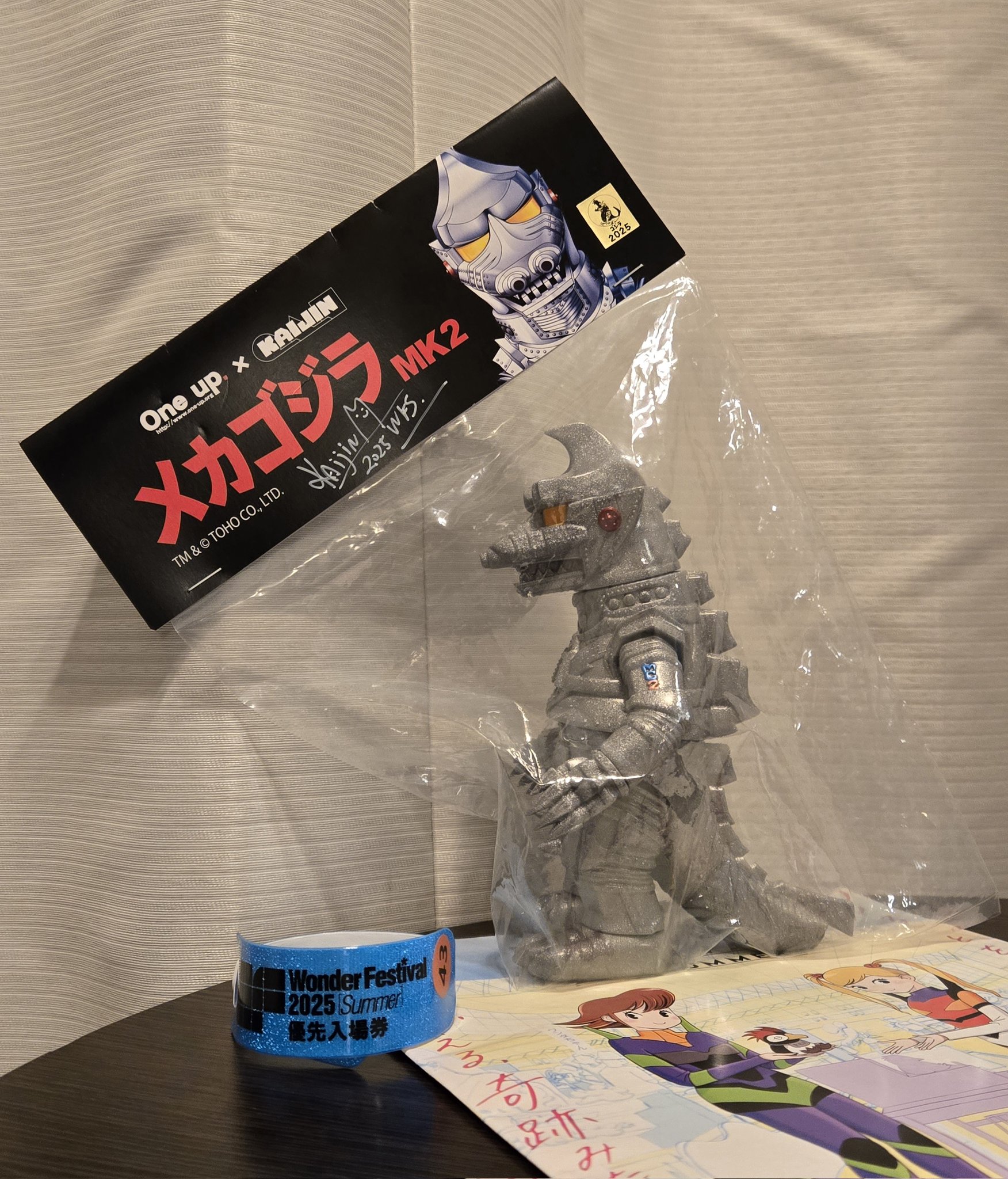 One up.×KAIJIN メカゴジラMk-2（ブラック） ワンフェス2025 ヨヒト on X: 