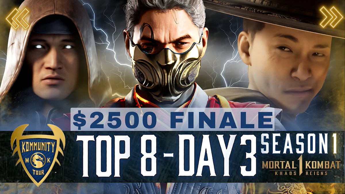 HDGG (@hdgaminggroup) on Twitter photo The moment you've all been waiting for is HERE! The biggest online circuit for Mortal Kombat has finally reached Top 8 and tonight, a champion will be crowned! See you all tonight as the stream kicks off at 7pm EST!
One a hell of a season <a href="/shirairyutv/">Shirai Ryu TV</a> <a href="/thedemonlobby/">The Demon Lobby</a> <a href="/RezEsports_/">REZ Esports</a> The moment you've all been waiting for is HERE! The biggest online circuit for Mortal Kombat has finally reached Top 8 and tonight, a champion will be crowned! See you all tonight as the stream kicks off at 7pm EST!
One a hell of a season <a href="/shirairyutv/">Shirai Ryu TV</a> <a href="/thedemonlobby/">The Demon Lobby</a> <a href="/RezEsports_/">REZ Esports</a>