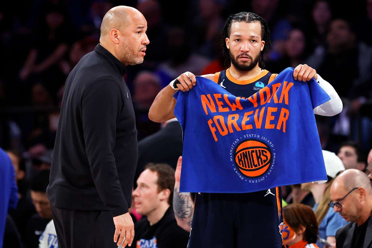 Rick Brunson is not only a homegrown #Knick but he's the #DAD of the greatest Knicks PG of All-Time since dating back to Walt Clyde Frazier.

Only an idiot would "fire Rick Brunson" in order to disgruntle Jalen Brunson (to the point of demanding a trade).

ARE Y'ALL STUPID?!?