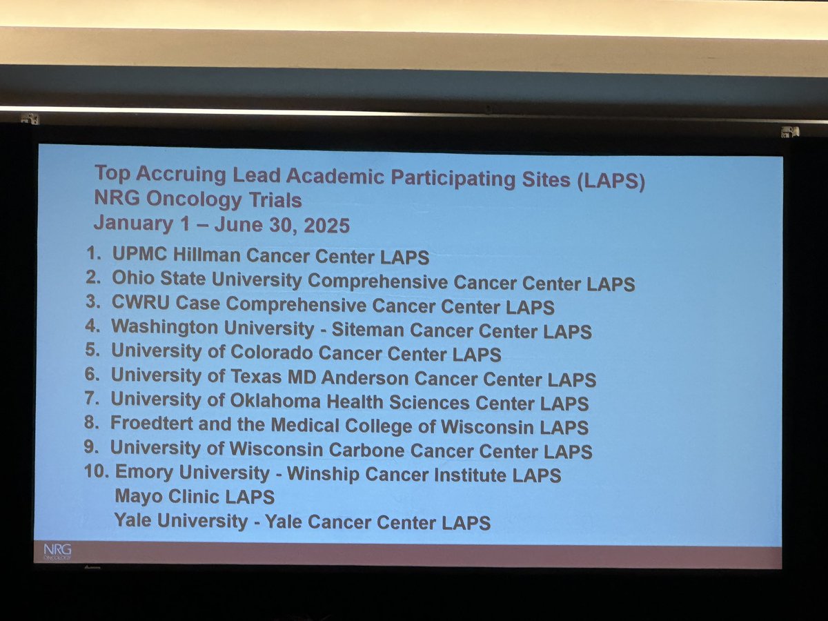 Henry S. Park, MD, MPH (@henryparkmd) on Twitter photo Proud of our <a href="/YaleCancer/">Yale Cancer Center</a> clinical trials team and our patients for making the top 10 of lead academic participating sites in <a href="/NRGonc/">NRG Oncology</a> accrual! Congrats to these other top centers throughout the U.S. as well! Proud of our <a href="/YaleCancer/">Yale Cancer Center</a> clinical trials team and our patients for making the top 10 of lead academic participating sites in <a href="/NRGonc/">NRG Oncology</a> accrual! Congrats to these other top centers throughout the U.S. as well!