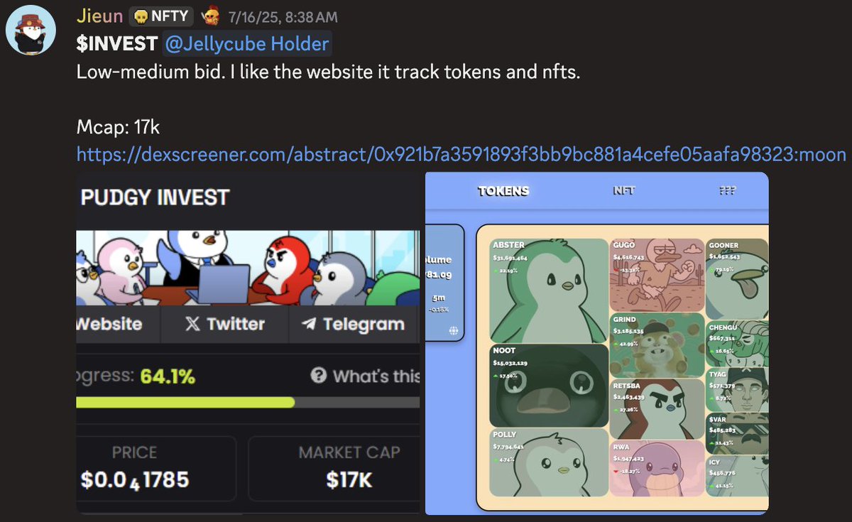 Thomas__JELLY's tweet image. Go search this token on Dexscreener...

Called at 17k MC

Just go scoop 2.5k $JELLY and stop missing plays 🤝