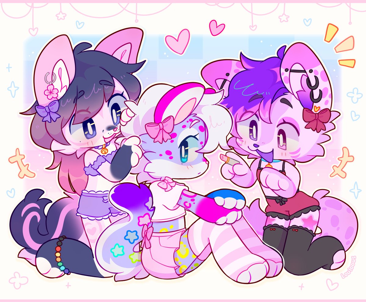 comm for @/Kimiko 🎀💅💖

it was inspired by a piece originally made by @/Satokochii , it was so fun to make !! :3 💜