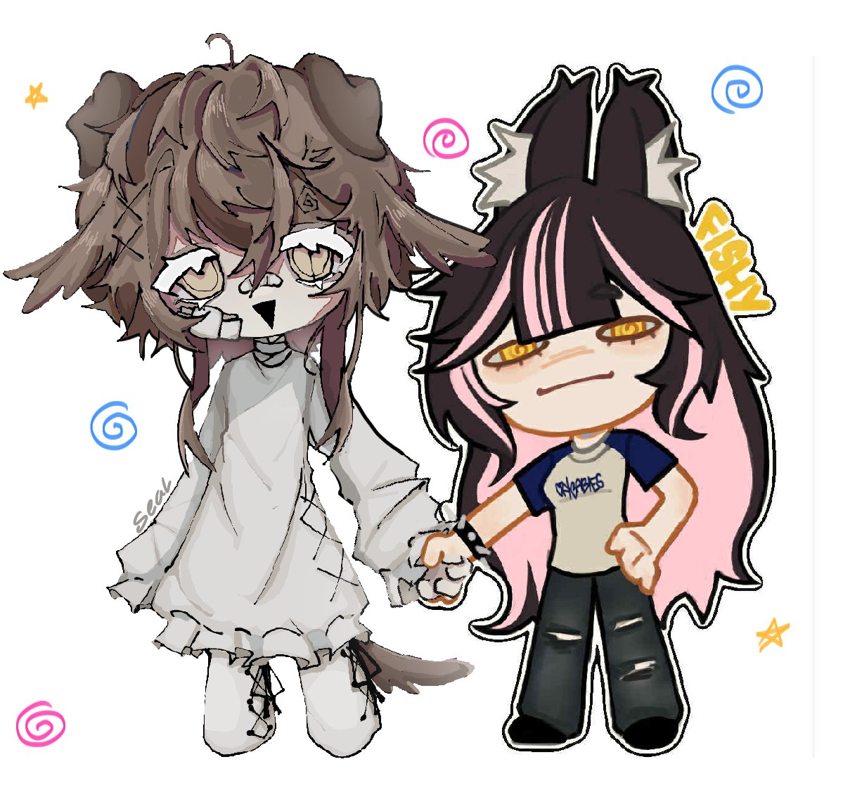 Collabing with fish🐟:D
HAY YALL how y'all doing:333