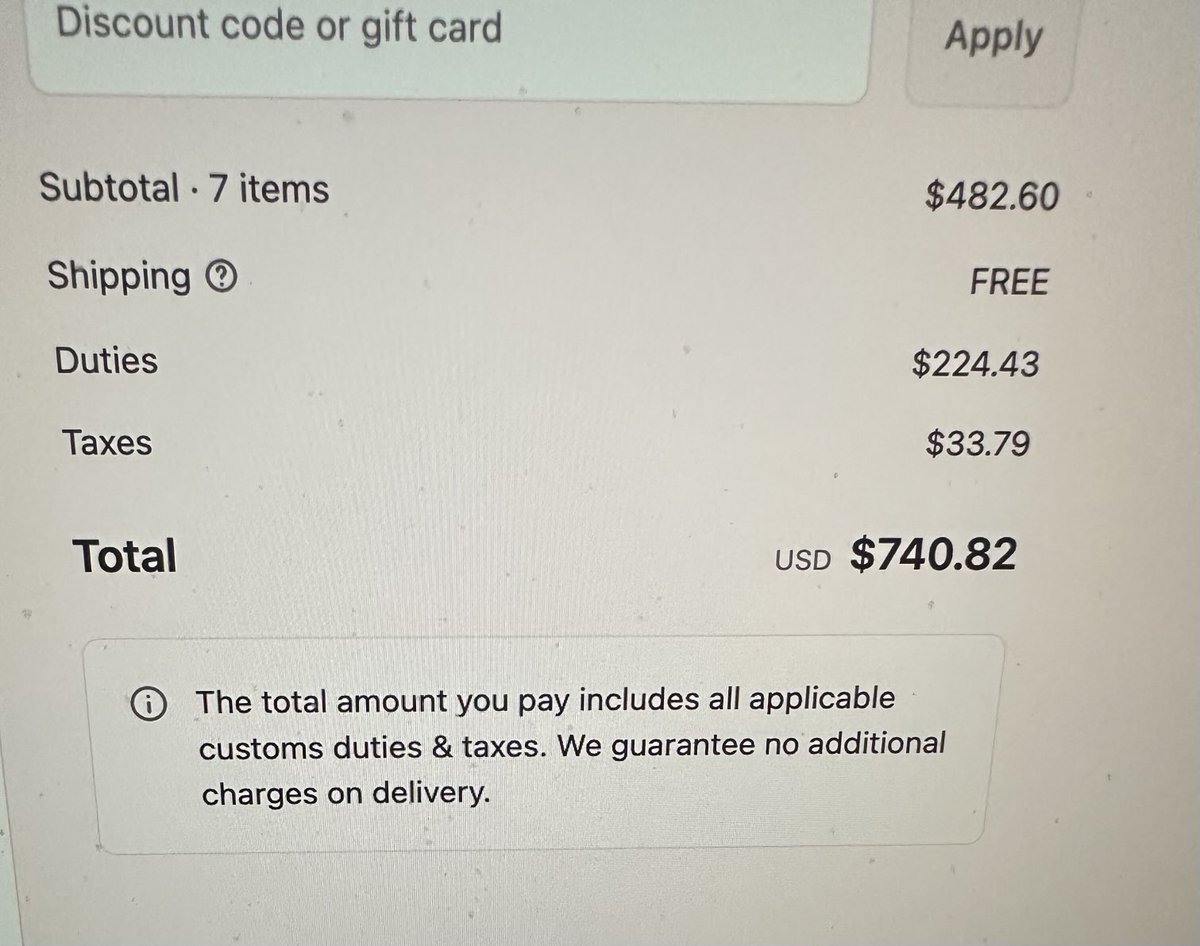 sproutsfan's tweet image. @NUFC looks like some changes when ordering for overseas deliveries. Maybe the new tariffs but a Dtc order of less than $800 is duty free if the product is not made in china. Net impact order cancelled. @adidasUS add some the training gear to the USA website ?