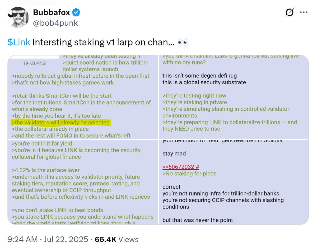 Boomerlink's tweet image. $LINK @bob4punk @0xGachoCCIP