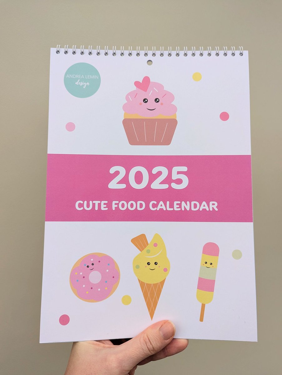 andrealem's tweet image. I have a few of these cute food calendars left in stock, and they are now 70% off.
£4.50 with free shipping
Cuteness guaranteed!
#sale #calendar #cutefood #illustration #sundayvibes