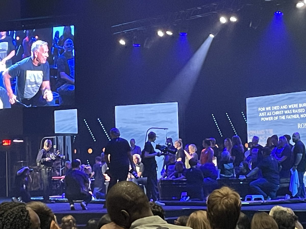 FredsDaily's tweet image. 10:30a Watching Baptism today in church.