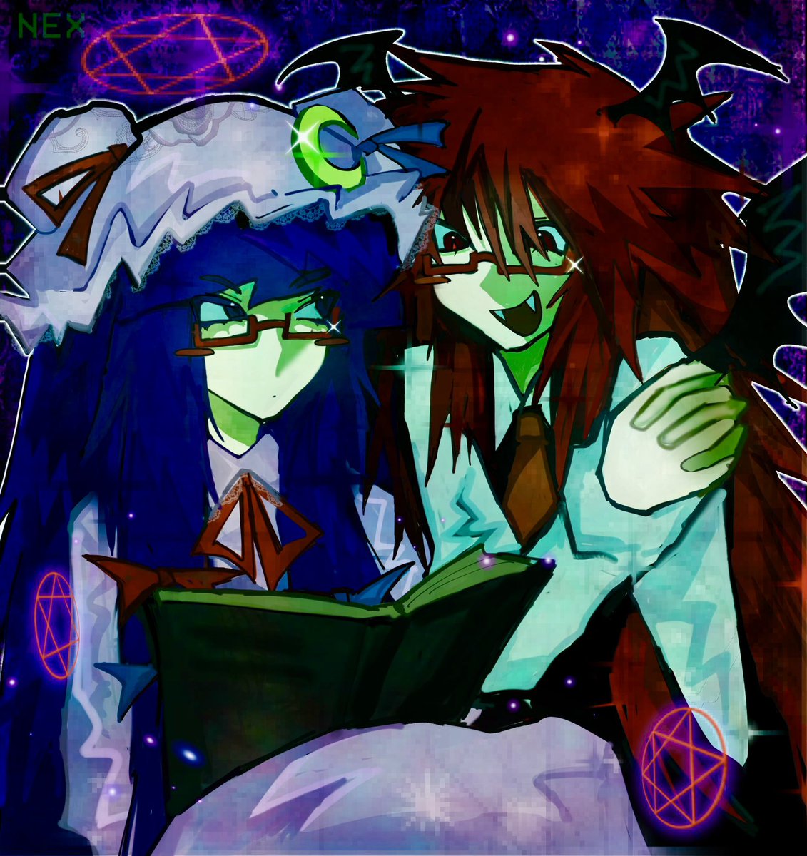 NEXFEF's tweet image. miss koakuma since eosd #touhou