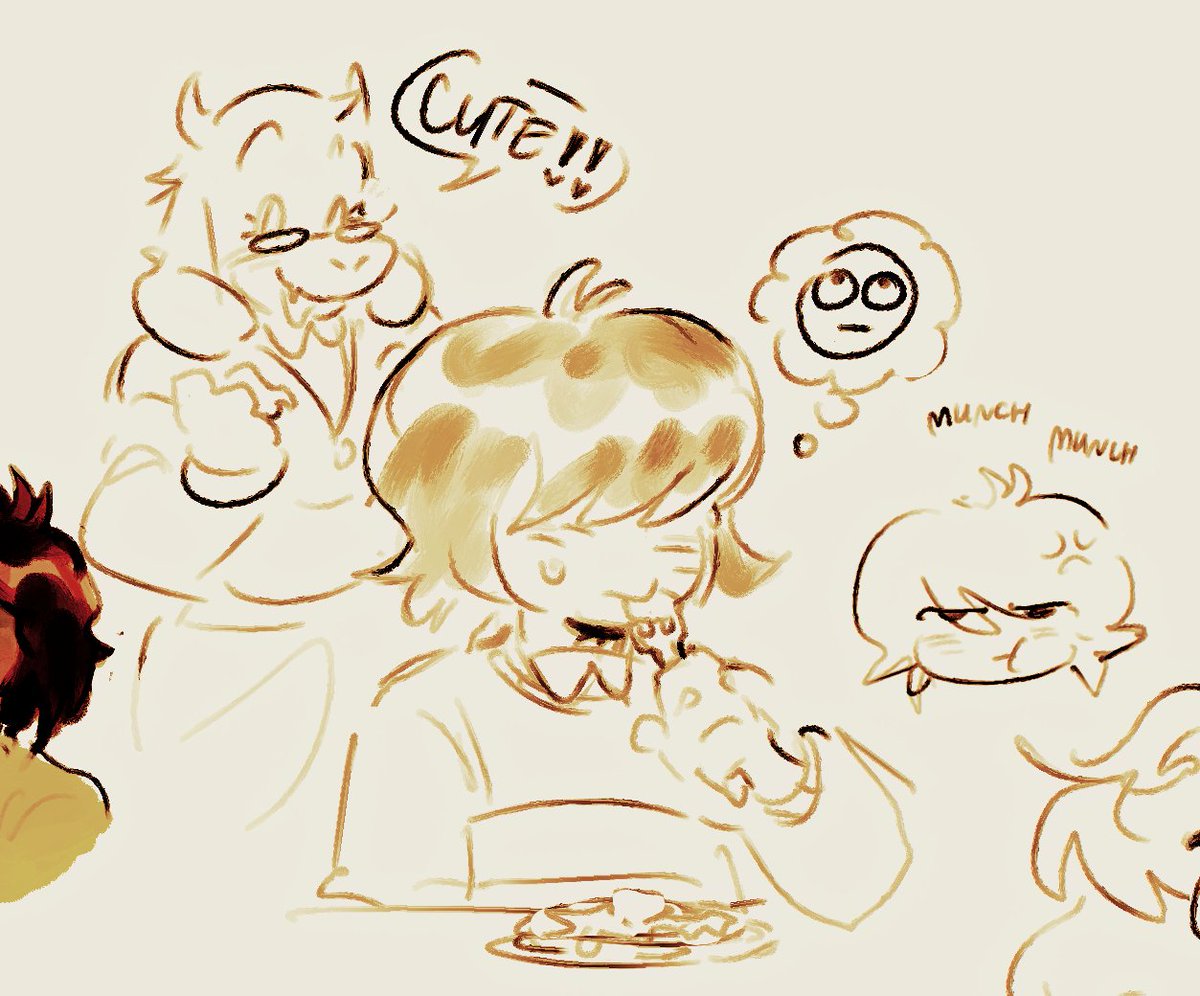 jighedstein's tweet image. pancakes