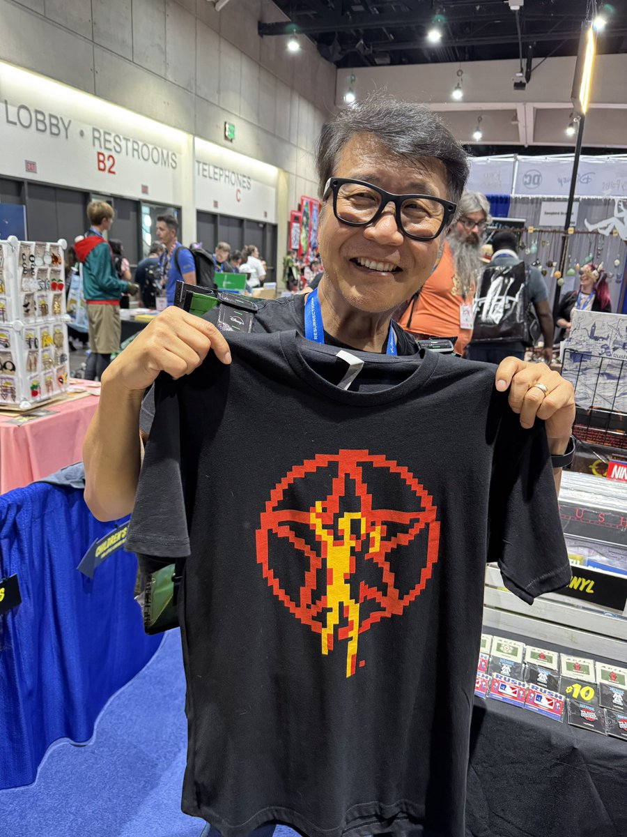 Last day at <a href="/Comic_Con/">Comic-Con International</a> - Stop by our 1702 booth to get some of these <a href="/rushtheband/">Rush</a> shirts, and a friendly chat from our crew ;)