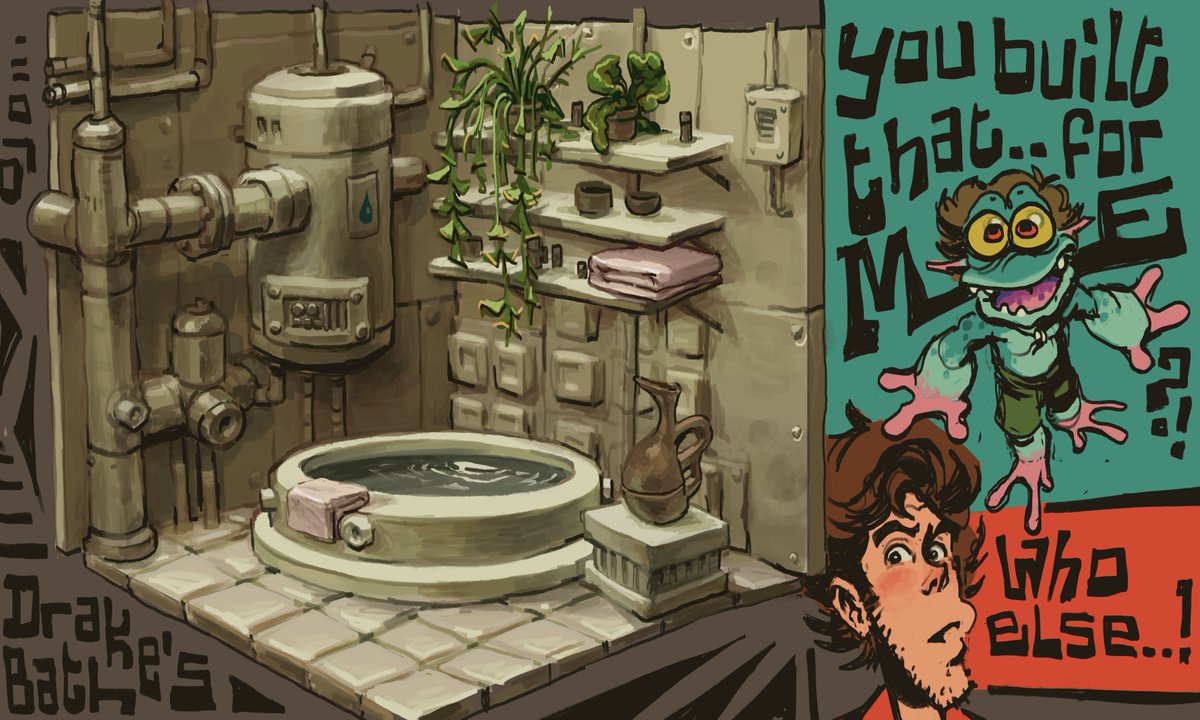 Froggers (@froginatorart) on Twitter photo Drake's Bath Drake's Bath