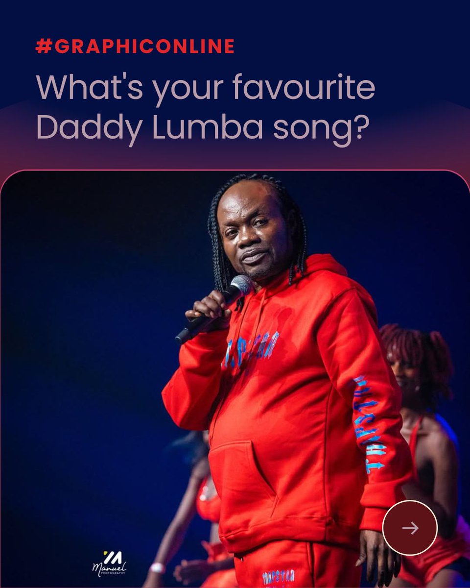 Graphicgh's tweet image. What's your favourite Daddy Lumba song?
#GraphicOnline