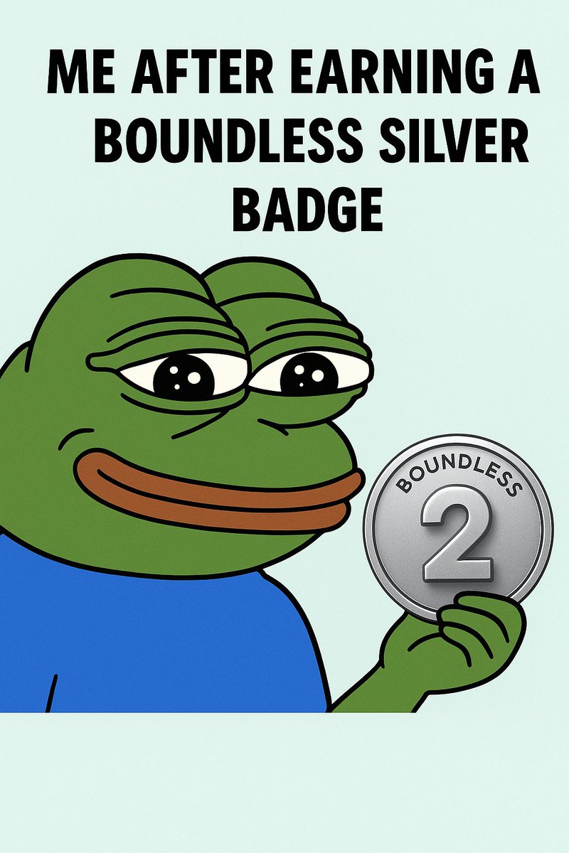 zihaan78's tweet photo. 🏅 Just earned my Boundless Silver Badge!
One step closer to greatness 💫

Let’s hit 25 likes on this post to celebrate this milestone!
Your 1 like = 1 push to go further 💪

#Boundless #SilverBadge #LikeToSupport #Web3Community #CryptoJourney
@boundless_xyz https://t.co/hiqDyk5nCs