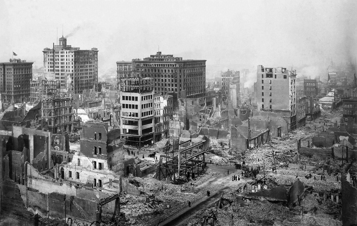 pitdesi's tweet photo. San Francisco's 1906 earthquake destroyed 80% of the city & had a monumental impact on the world of insurance globally. 

98% of the losses were attributed to fires rather than the earthquake, and many of those fires were set by building owners after the earthquake, because, like today, most insurance covered fire damage but not earthquake damage. 

Word spread throughout the city that fires were covered by insurance and people started burning down their own properties. 

Fires raged on for 3 days. Thanks to this event, we have a new insurance-specified peril for "fire following earthquake, and named perils and exclusions are a core part of insurance contracts today.

Losses totaled ~$10B in todays dollars, with ~100,000 claims. It doesn't sound like a lot but was huge for the time... it wiped out about 50 years of profits in the industy, and drove 20 insurers into bankruptcy, including one in Austria and one in Gemany. 

The amount paid in claims was roughly 100 times the amount paid for policies that year. 

Claims for events these days are a lot higher (adjusted for inflation) - The LA fires from earlier this year will be > $100B, for example. It's a bit of apples and oranges since most people were not insured in 1906 and they are now... and in part because of the earthquake, people around the world started buying insurance. There was actually a spike in insurance policy buying in London, Paris, and Berlin too as the news spread.

1906 SF really made Lloyds of London's reputation. Many were skeptical of overseas insurers at the time, but Lloyds underwriter famously said about SF: "Pay all of our policyholders in full irrespective of the terms of their policies" so when other companies were denying claims for fire damage under their earthquake policies, Lloyds didn't... and that cemented Lloyd's reputation for reliable claim payments and made people more open to international insurers.

Last bit of lore for today: The 1906 fire helped launch what became the world’s largest bank. 

A.P. Giannini had started the Bank of Italy in 1904 in a converted saloon in Jackson Square, serving hardworking immigrants other banks wouldn't.

When the quake hit, most banks shut down for months. Vaults were sealed, fire was everywhere, and many thought the city of San Francisco was finished for good. 

The first night of the fires, Giannini smuggled cash from his bank (to hide from looters) in a vegetable cart (his family owned a vegetable wholesaler). This allowed him to start banking sooner than every other bank. He set up a plank-and-barrel desk on a wharf and started lending, with no collateral required. He famously got paid back every penny that he lent out, when most thought he would lose his shirt. That cemented the success of the Bank of Italy, which later became the Bank of America. By Giannini’s death in 1949, it was the biggest bank on Earth!

There's so much more SF lore to cover, I could probably do this daily for a while...