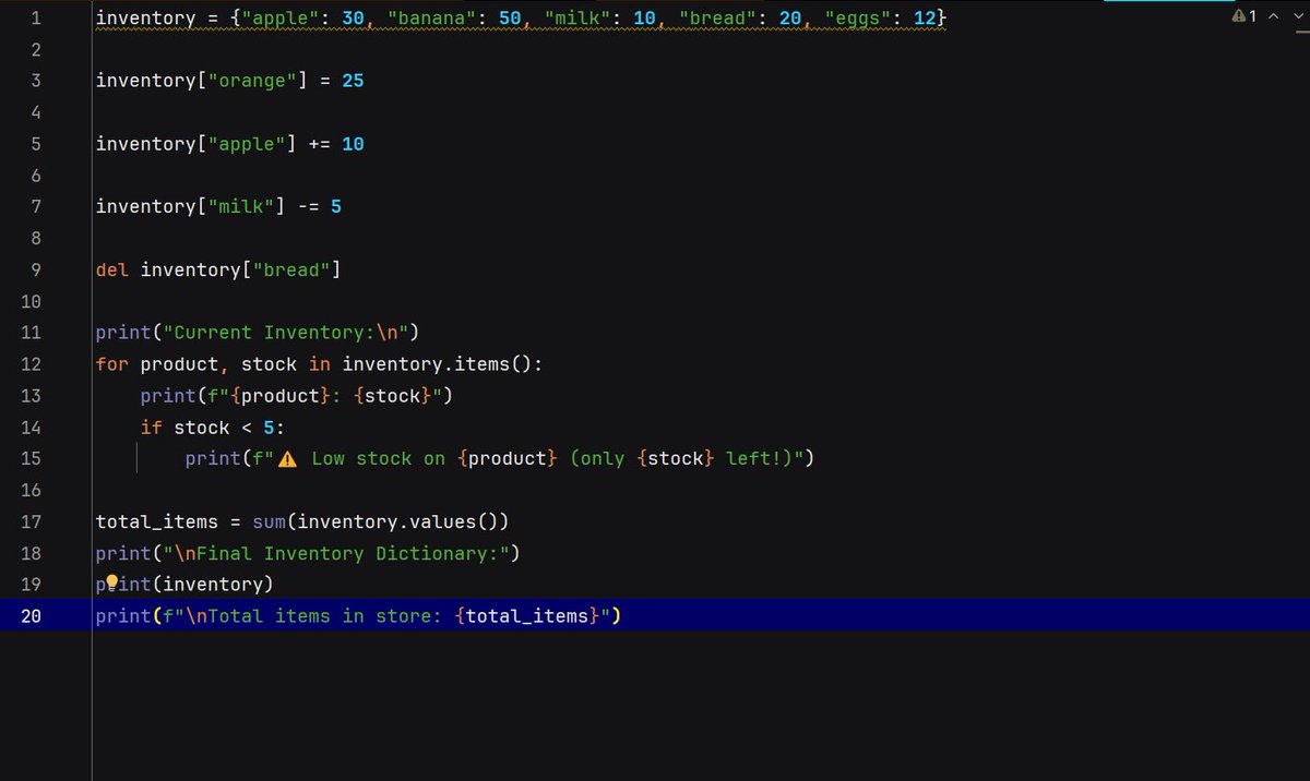 bakhtiyariamina's tweet image. Managing store with python codes🏯
#afghangirlscode
#codeinpython
@a_daneshyar 
@CodeToInspire