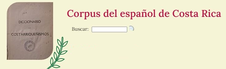ASALEinforma's tweet image. Consulten el Corpus del Español de Costa Rica de la Academia Costarricense de la Lengua, que incluye etiquetas morfológicas para cada término, almacenamiento y procesamiento de términos no lingüísticos y una configuración del número de términos a mostrar: ow.ly/8TQO50NXuLj.