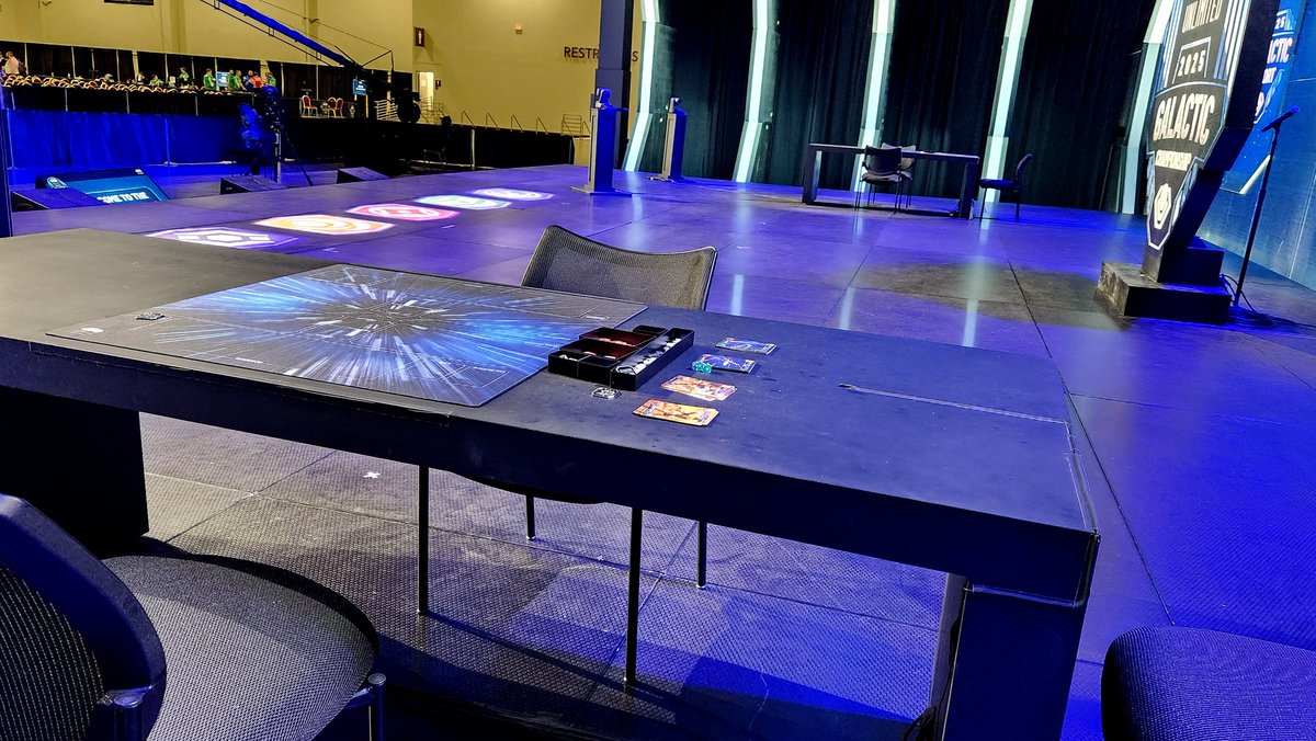 MaindeckGames's tweet image. The stage is set for the final day of the #StarWarsUnlimited Galactic Championship! Don't miss the Galactic Report followed by more incredible gameplay with myself, @ggDoA, and @thatCHARM3R!
🔗
youtube.com/live/pnXGI8JHY…