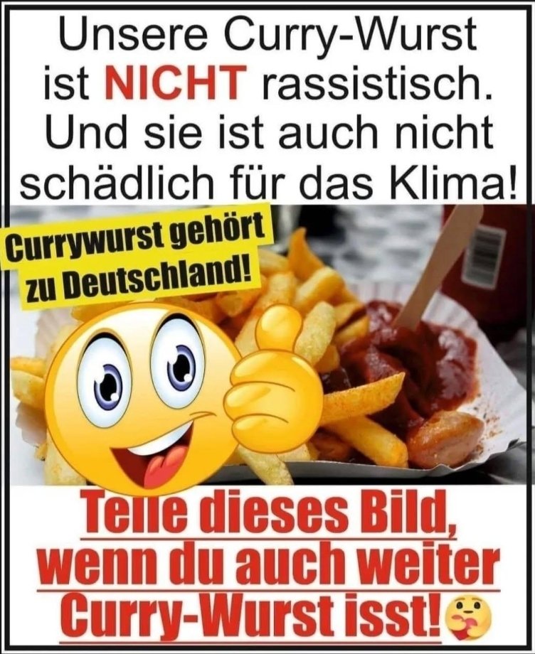 lien_bugs's tweet image. Keine Wurst ist illegal