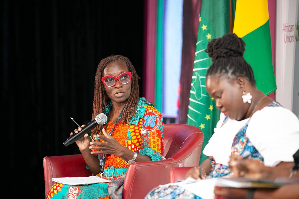 AUC_PAPS's tweet image. ♀️Gender pre-event #DGTrends
SESSION2:The Role of Diaspora Women in Reparations in Africa
Moderator: Dr. @LindaDarkwa, Training for Peace
Speakers:
●Ms Angela Naa Afoley Odai, @AUC_CIDO
●Ms @skasande2, @theICTJ
●Mr, William Carew, @AU_ECOSOCC
@_AfricanUnion @AGA_Platform