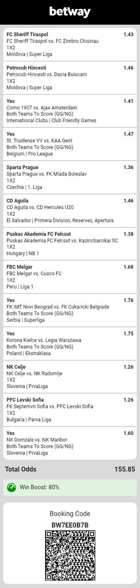 Mangwecha's tweet image. BW7EE0B7B&amp;gt;&amp;gt;155 odds 
Wogonela
Try it🤌📌📌
@BetwayMalawi 
#REPOST
