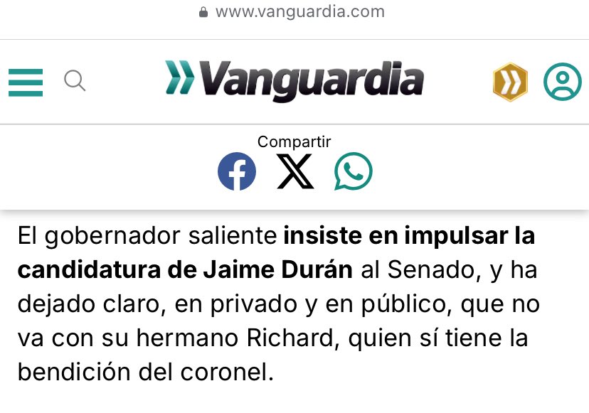 Así o más claro <a href="/SanSeConecta/">Santander Se Conecta</a> <a href="/vanguardiacom/">Vanguardia</a> lo confirma <a href="/Socrates1948/">Sócrates Serrano Puyana.</a> <a href="/Juanmgonzalez56/">El Profe Juan Manuel</a> <a href="/Ramonvalde79871/">Ramon valdez</a> <a href="/ELDENUNCIANTEo/">El Denunciante</a> <a href="/Denunciandoan23/">Denunciando ando</a> <a href="/figuerjoda/">JorgeFigueroaClausen</a>