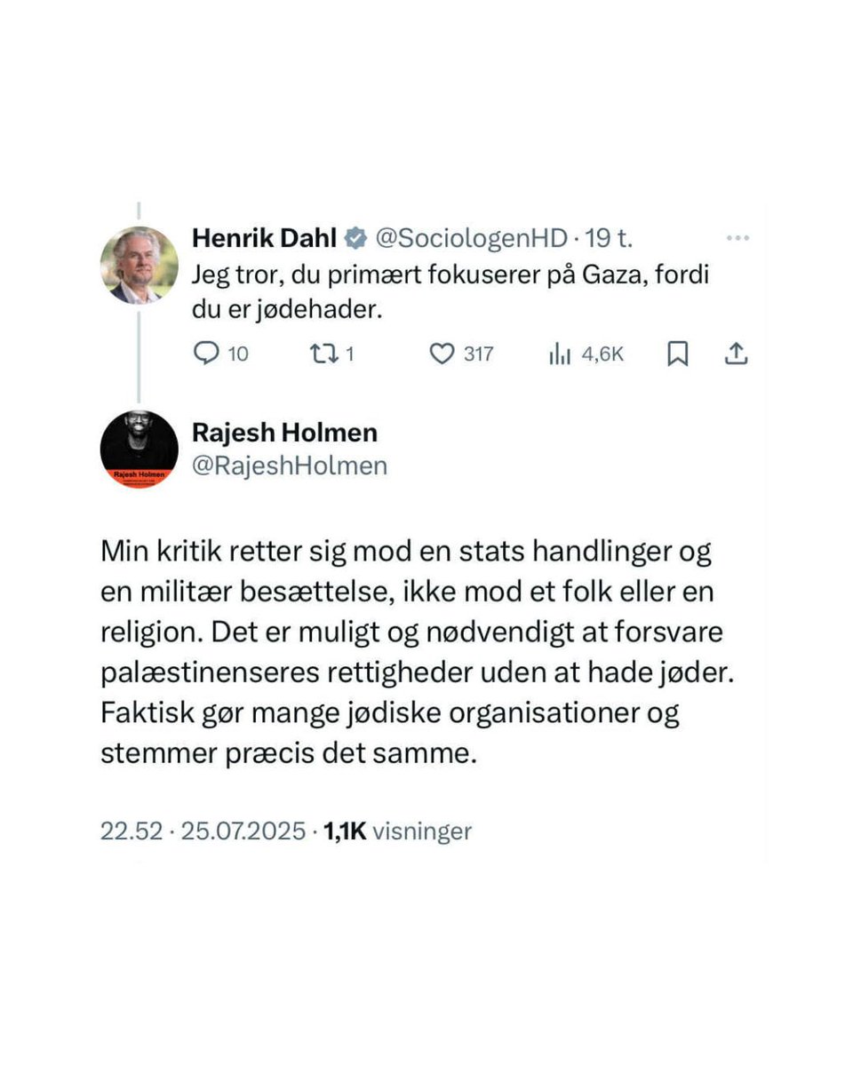 RajeshHolmen's tweet image. Her er hvorfor det er afgørende at kunne skelne mellem antisemitisme og legitim kritik af staten Israel - og hvorfor det er dybt bekymrende, når folkevalgte og journalister nægter at gøre det. #dkpol #dkmedier #Gaza