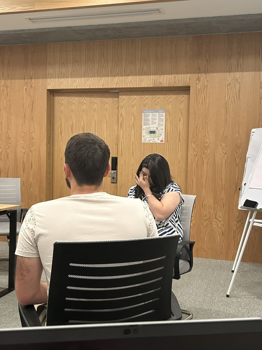 Julia Paul (@drjuliapaul) on Twitter photo Role-playing interviewing traumatised people is much more difficult when many of the journalists I’m training here in #armenia have experienced trauma in #artsakh / #nagornokarabakh themselves - but they rose to the challenge! 👏🏻👏🏻 👏🏻 <a href="/MediaIC/">Media Initiatives</a> Role-playing interviewing traumatised people is much more difficult when many of the journalists I’m training here in #armenia have experienced trauma in #artsakh / #nagornokarabakh themselves - but they rose to the challenge! 👏🏻👏🏻 👏🏻 <a href="/MediaIC/">Media Initiatives</a>