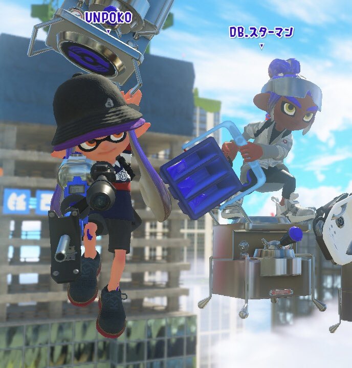TSUDUGU's tweet image. 6Y0U先生とエニイナちゃんでナワバリしたど💙💜ﾗｧﾌﾞ