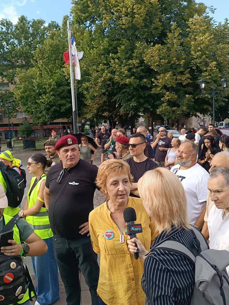 demokrate's tweet image. 📍 Ruma danas.
Nema represije koja će nas ućutkati.
Ima nas – i bićemo tu, gde god treba.